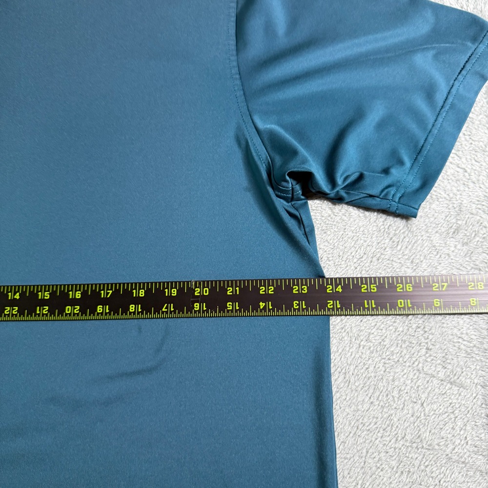 Peter Millar Summer Comfort Golf Polo Shirt Prestonwood Logo Blue Large (READ) - Picture 9 of 11